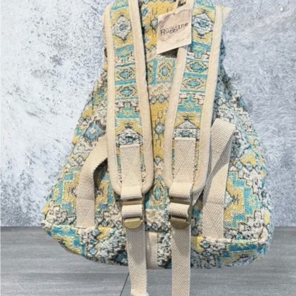 NWT Macchia di Ruggine - Colorful Geometric Pattern Backpack - Picture 2 of 7